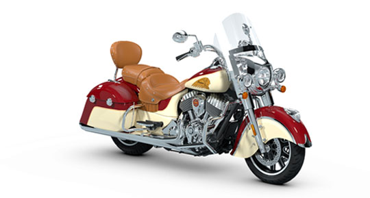 Indian Springfield Special Edition - Red/Ivory Cr. w/ Ann. Gold Pinstrip